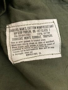 Originál kalhoty OG107 Ripstop 1968 M/L Vietnam - 4