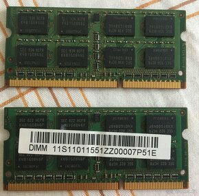 Prodam sodimm ram DDR3 2x2gb samsung - 4