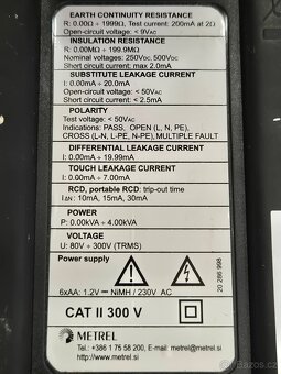MI 3309 BT DeltaGT - profesionální tester el. spotřebičů - 4