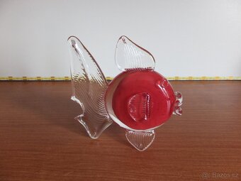 Murano figurka, krásná masivní rybička. - 4