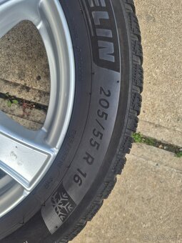 Zimni Alu sada kol 205/55/16 Borbet /Michelin Alpin6 - 4