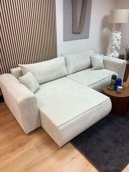 Sedací souprava - rozkládací s úložným prostorem - 4