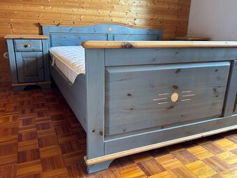 Exkluzivní celomasivní ložnice NORDKIEFER, velký komplet - 4