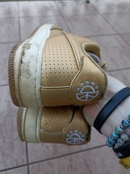 Nike Air Force 1 boty tenisky gold - 4