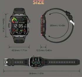 černý / bílý smart watch ( úplně nový ) - 4