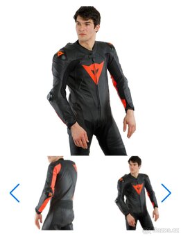 Kombinéza na moto Dainese LAGUNA SECA 5 1PC LEATHER SUIT BLA - 4