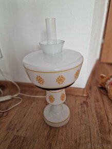 Retro elektrická "petrolejová" lampa - 4