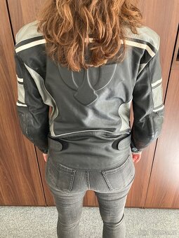 Dámská kožená bunda na motorku PSI - 4