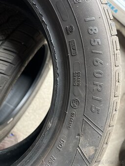 2x celoroční pneu 185/60/15 Dunlop - 4