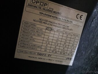 Kotel na tuhá paliva OPOP H412 EKO 12kW - Použitý, plně funk - 4