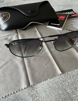 Ray Ban Hexagonal 3548 Černé obroučky / gradálové sklo - 4