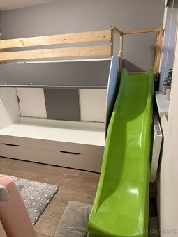 Dvoupatrová postel s úložným prostorem - 4