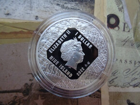 Stříbrná mince Obrněná technika - M4 Sherman proof - 4