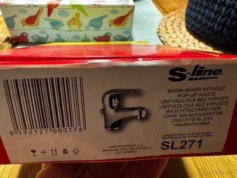 Umyvadlová baterie S-Line bez výpusti chrom SL271 - 4