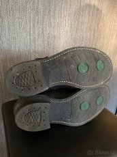 Motorkářské kožené boty, velikost 7,5 - 4