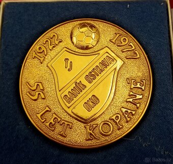 🏆 Sběratelské medaile Baník Ostrava + busty - 4