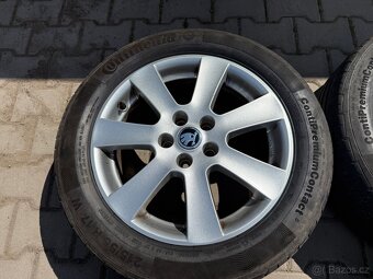 4x al kola 5x112 17 + pneu letní 215/55 R17 - 4