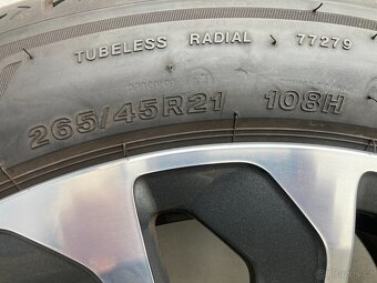 ALU KOLA ORIG. AUDI 265/45/R21 BRIDGESTONE ET - 36 NOVÉ - 4