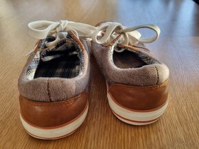 Dětské tenisky kůže/textil šněrovací vel. 29 - 4