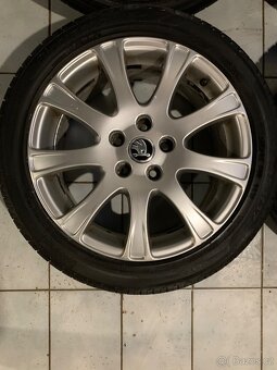 Alu kola Škoda R17 5X112 LETNÍ PNEU 225/45 R17 SPUTNIK - 4