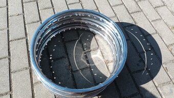 Babetta 210 - ráfky pěkný chrom - 4