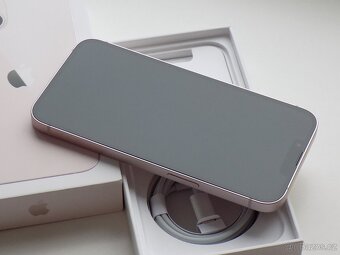 APPLE iPhone 13 128GB Pink - ZÁRUKA 12 MĚSÍCŮ - 100% BATERIE - 4