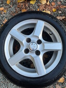 Alu kola Enzo R14 4x100, pneu 185/55/14 - 4