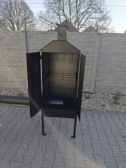 Kovová zahradní udírna XL - 4