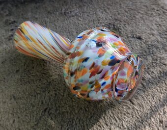 Skleněná barevná vázička (styl) MURÁNO - 4