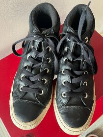 Zateplené kožené kotníkové boty Converse, vel. 38,5 - 4