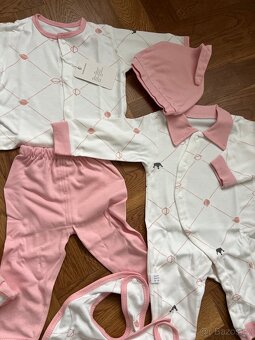 Růžová výbavička pro miminko nová - 4