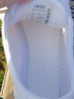 Ahinsa bílé tenisky - 4