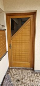 Vchodové dřevěné dveře - 4