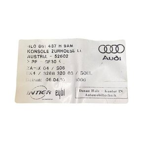 Podlaha kufru 4L0863462 AUDI Q7 4L S-Line facelift r.v. 2010 - 4