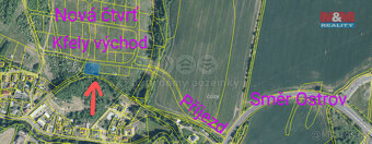 Prodej pozemku k bydlení, 1179 m², Ostrov - 4
