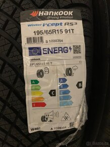 Zimní pneumatiku Hankook icept RS3, 195/65 R15 91T - 4