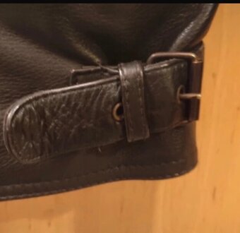 Kožená bunda na motorku SKIN - 4