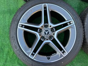 Originál alu kola Mercedes 5x112 R18 C class zima - 4