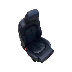 Sedačky černá kůže čalouněné Audi A8 4H D4 sedan r.v. 2010 - 4