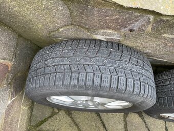 Alu kola Mercedes 5x112 r16 zimní pneu 205/60/16 - 4