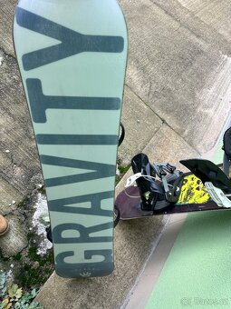 Dětsky snowboard Gravity 110 cm + vazani Gravity - 4
