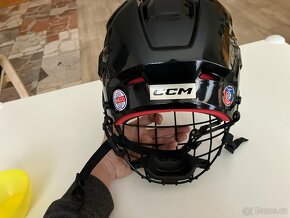 Hokejová helma CCM Tacks 70 Combo SR - velikost S - 4