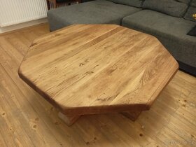 masivní dubový konferenční stůl - 4