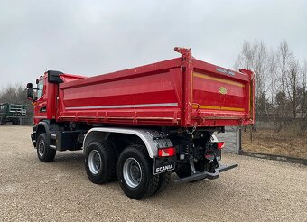 Scania G410 6x6 - třístranný sklápěč - 4