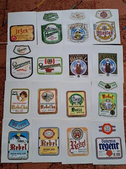 Retro pivní etikety 90. léta - 4