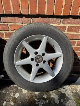 Alu kola r15, 5x112 + letní pneu 205/65 R15 - 4