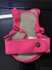 Chránič páteře páteřák Etape Junior Fit bílá/růžová - 4