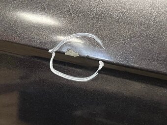 Levé zadní dveře šedá metalíza LZ7L Audi A4 8K sedan 2010 - 4