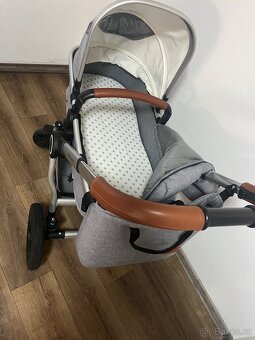 KOMBINOVANÝ KOČÁREK KINDERKRAFT VEO 3V1 ŠEDÝ - 4