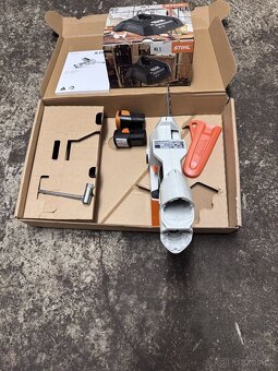 Nová AKU pila STIHL GTA 40, 2X AS 2 + nabíječka - 4